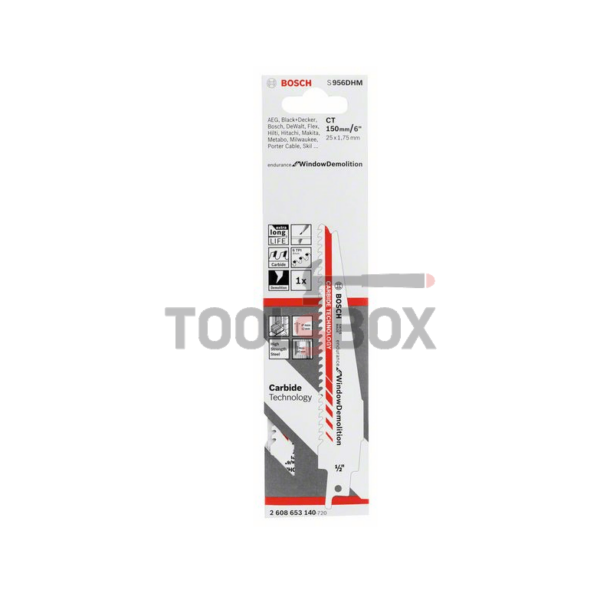 Карбиден нож за саблен трион Bosch / 2608653140