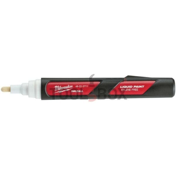 Бял маркер с течна боя Milwaukee 48223711 / INKZALL - Image 2