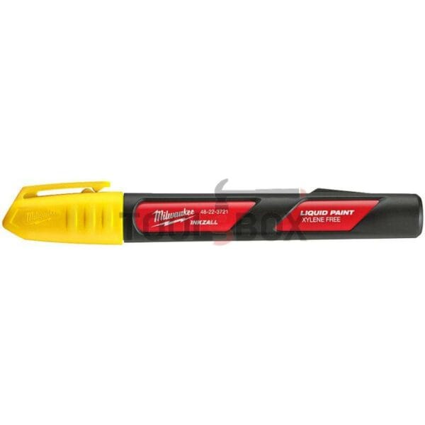 Жълт маркер с течна боя Milwaukee 48223721 / INKZALL