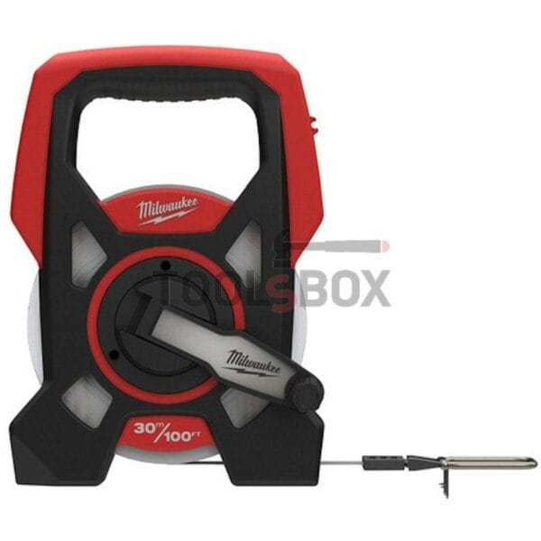Ролетка за големи дължини с ръкохватка 30M / 100FT Milwaukee 48225203