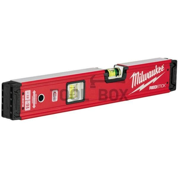 Магнитен ръчен нивелир Milwaukee 4932459061 / 41cm (16") RedStick Backbone 40 Magnetic Box Level