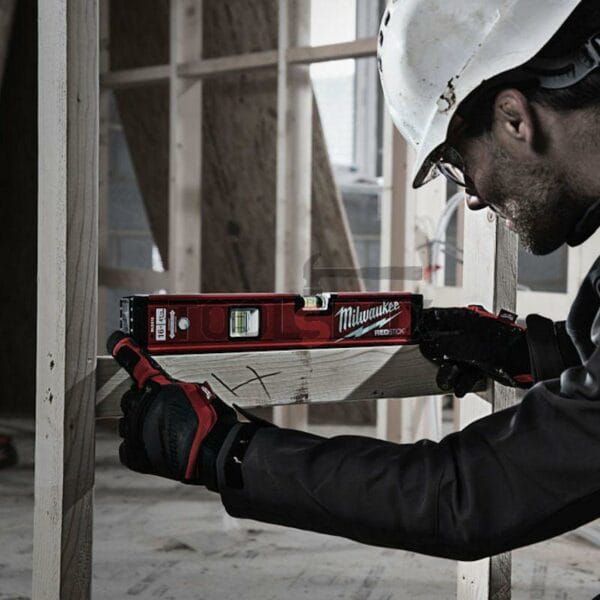 Магнитен ръчен нивелир Milwaukee 4932459061 / 41cm (16") RedStick Backbone 40 Magnetic Box Level - Image 3