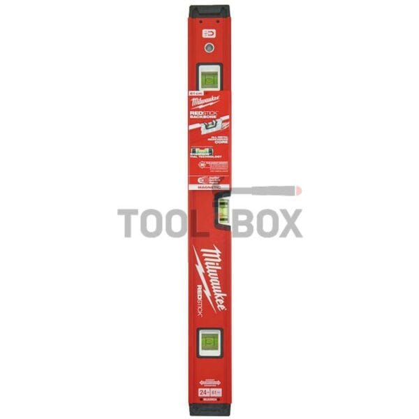 Магнитен ръчен нивелир Milwaukee 4932459063 / 61cm (24") RedStick Backbone 60 Magnetic Box Level - Image 2