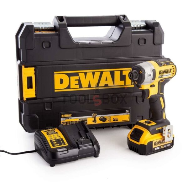 Винтоверт / Импакт драйв DeWALT DCF887M1 , Ударен , Безчетков 18V