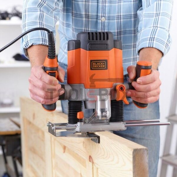 Оберфреза Black&Decker KW1200EKA,  1200 W, ф 6-8 мм - Image 3