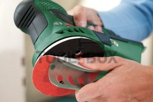 Ексцентър шлайф Bosch PEX 300 AE , микрофилтър ,  270 W , ф 125 мм - Image 3