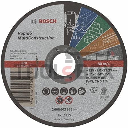 Диск карбофлексов за рязане на метал Bosch ACS60VBF, ф125 mm, 1,0 mm 2608602385