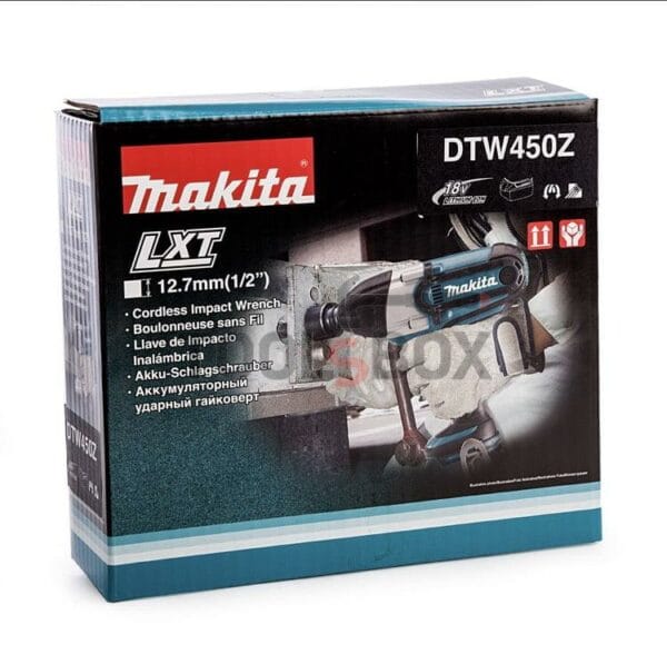 Акумулаторен Гайковерт Makita DTW450Z, 18 V, 440 Nm, 1/2" - Image 4