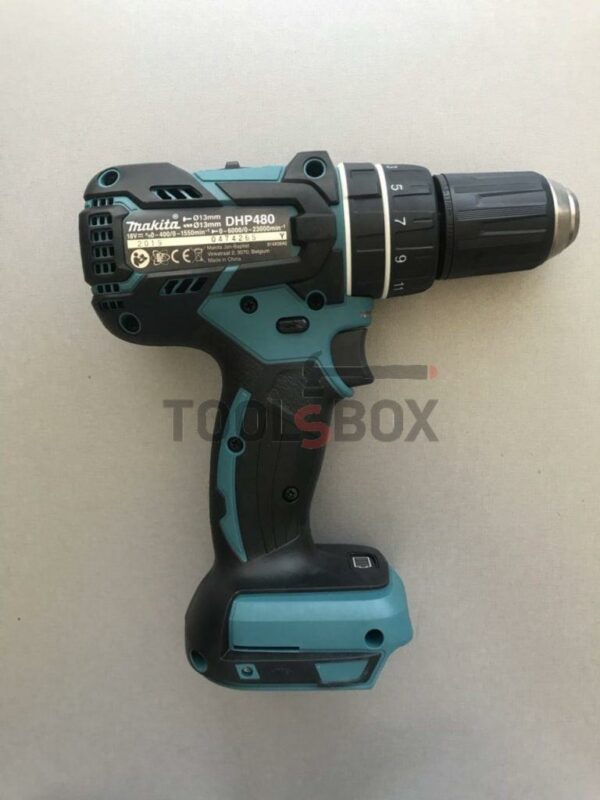 Акумулаторна бормашина винтоверт Makita DHP480Z, 18 V, 54 Nm - Image 2