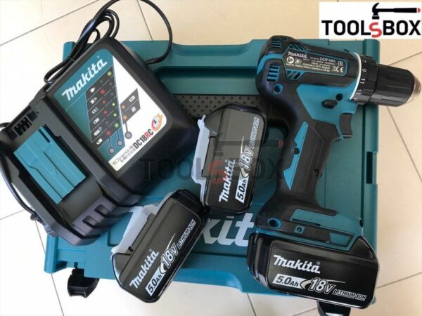 Безчетков Винтоверт - Бормашина Makita DDF485RTJ3, 18 V, 50 Nm - Image 2