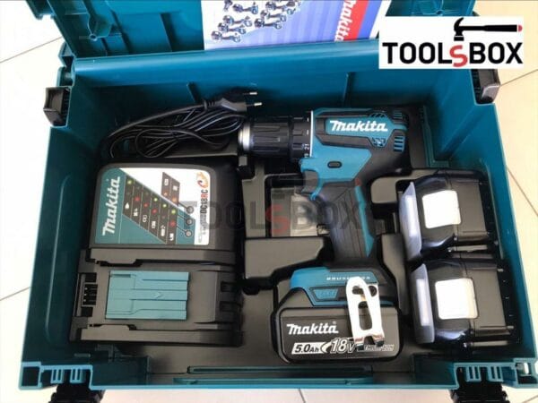 Безчетков Винтоверт - Бормашина Makita DDF485RTJ3, 18 V, 50 Nm - Image 3