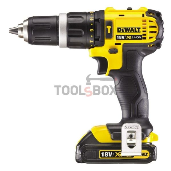 Винтоверт бормашина Ударна DeWalt DCD785 , 18V , батерия 1.5АН и зарядно - Image 2