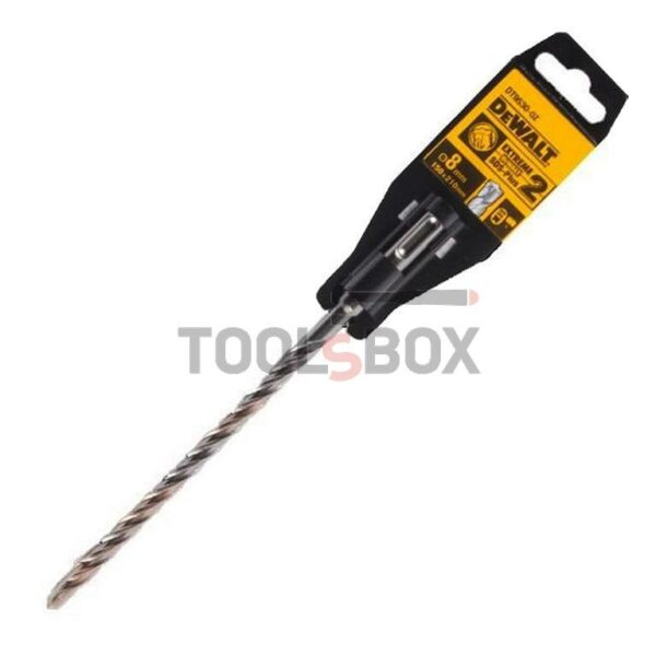 Свредло DeWALT DT9530-QZ с твърдосплавна пластина с SDS-plus опашка за бетон с допълн. спирала ф 8.00/ 210/ 150 мм,