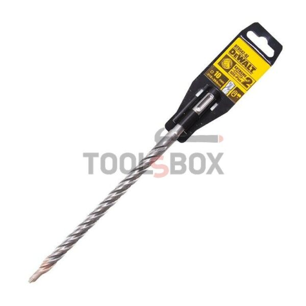 Свредло DeWALT DT9542-QZ с твърдосплавна пластина с SDS-plus опашка за бетон с допълн. спирала ф 10.00/ 260/ 200 мм