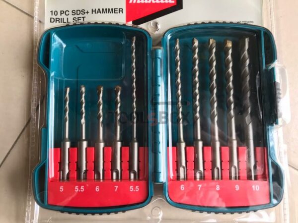 Комплект свредла SDS+ Makita P-66070 10 части - Image 3