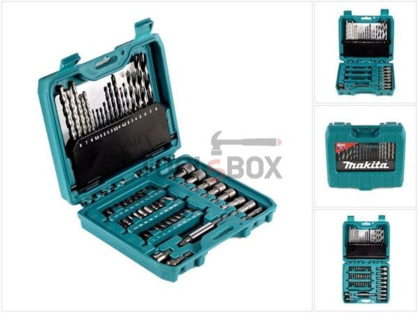 Накрайници - бит комплект със свредла Makita P-90358 60 части