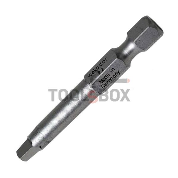 Накрайник квадрат RB2 50 мм, 1/4", Wekador 006967