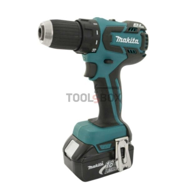 Акумулаторен безчетков винтоверт MAKITA DDF459RFJ, 18V, 45Nm