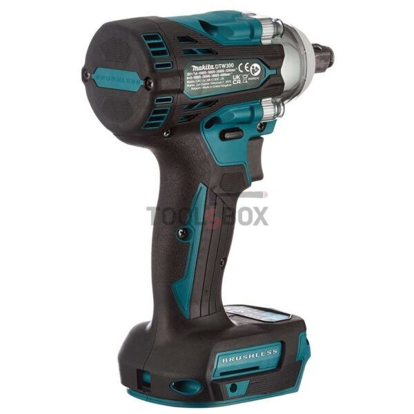 Акумулаторен гайковерт Makita DTW300Z ударен 18V, 1/2", 330Nm