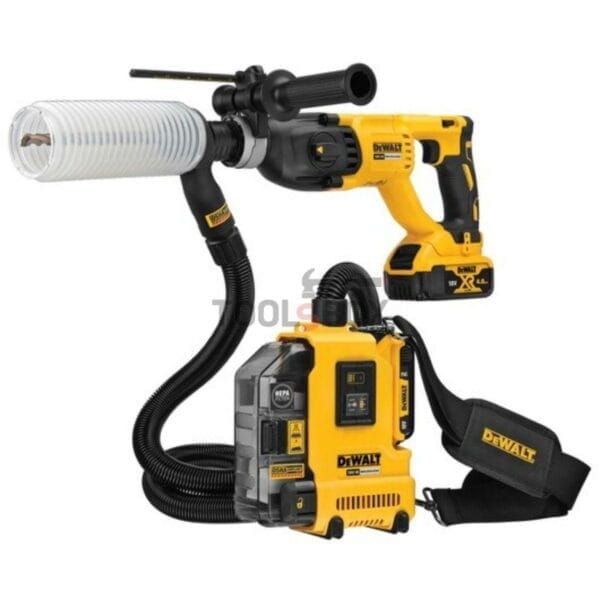 Акумулаторен прахоуловител Dewalt DWH161N, 18V SDS-Plus