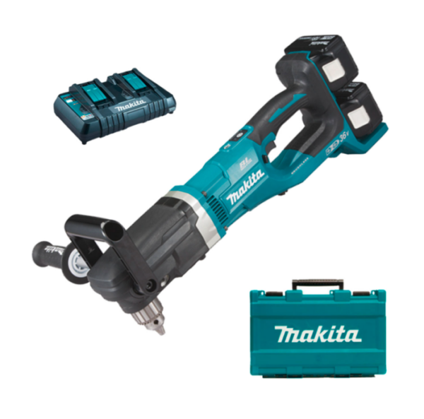 Акумулаторен ъглов винтоверт MAKITA DDA460PT2, 18+18V, 136Nm