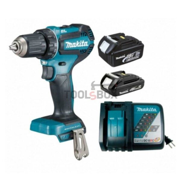 Акумулаторен Винтоверт - Бормашина Makita DDF485FYX3, Безчетков, 18V, 50Nm