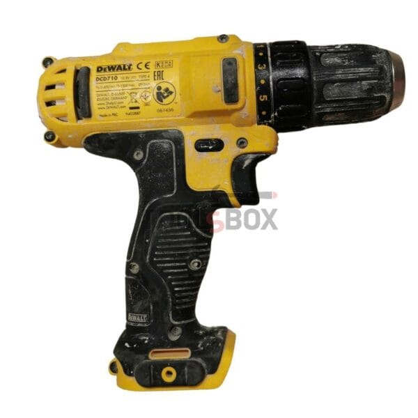 Акумулаторен винтоверт DeWalt DCD710NT, 10.8V, 2-скорости - Втора Употреба