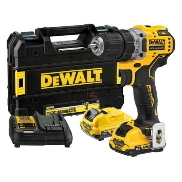 Безчетков ударен винтоверт DeWALT DCD706D2, 12V, 57Nm