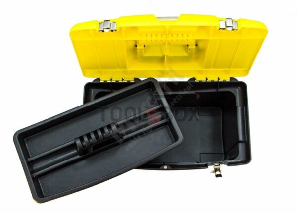 Пластмасов куфар за инструменти Stanley 1-92-906 с подвижна табла. 19" - 49см - Image 3