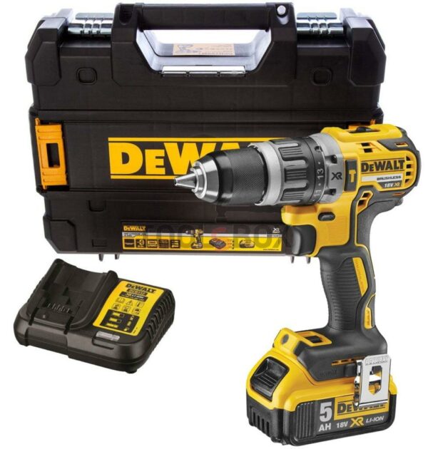 Акумулаторен Безчетков Винтоверт DeWALT DCD796P1 , 18 V, комплект