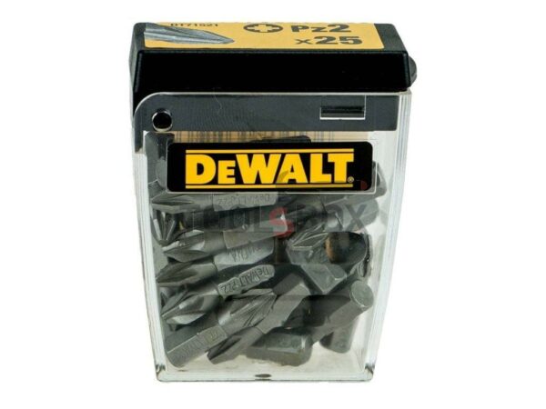 Накрайници / Битове за Винтоверт Pz2 - 25мм DeWALT DT71521 , 25 броя - Image 2