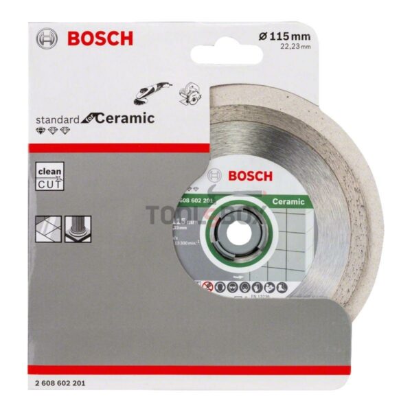 Диамантен диск Bosch 2608602201 Standard for Ceramic 115х1.6x22.23мм