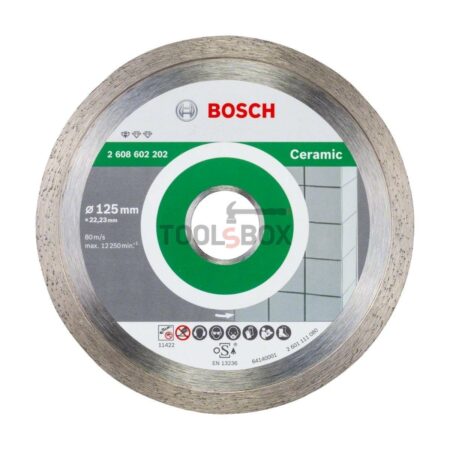 Диамантен диск Bosch 2608602202 Standard for Ceramic 125х1.6x22.23мм