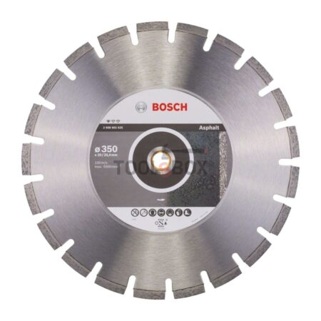 Диамантен диск Bosch 2608602625 Standard for Asphalt 350x3.2х25.40мм