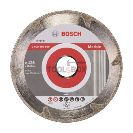 Диамантен диск BOSCH 2608602690 Best for Marble 125х2.2x22.23мм