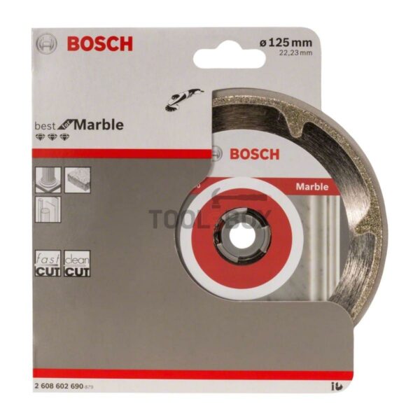 Диамантен диск BOSCH 2608602690 Best for Marble 125х2.2x22.23мм