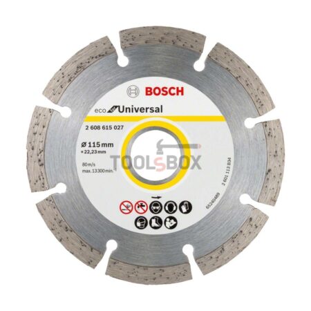 Диамантен диск Bosch 2608615027 ECO Universal 115x2.0x22.23мм