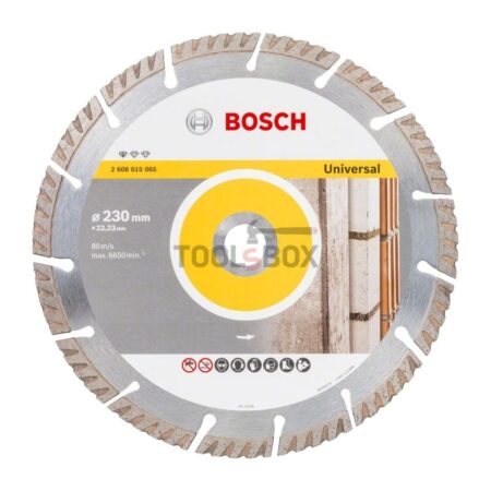 Диамантен диск Bosch 2608615065 Standard for Universal 230x2.6x22.23мм