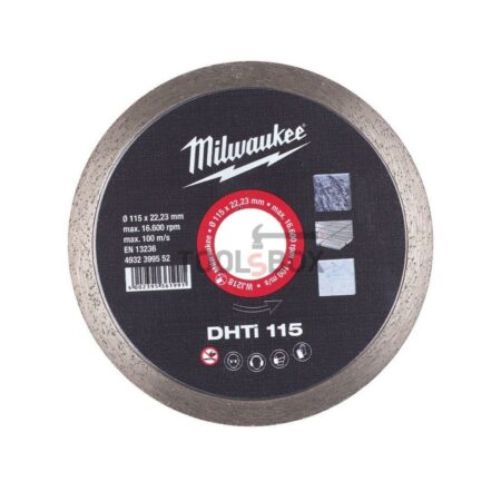 Диамантен диск Milwaukee DHTI 115×22,2мм, 4932399552