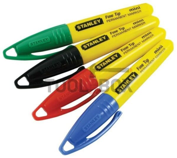 Мини фин маркер / писалка Stanley 1-47-329 4бр