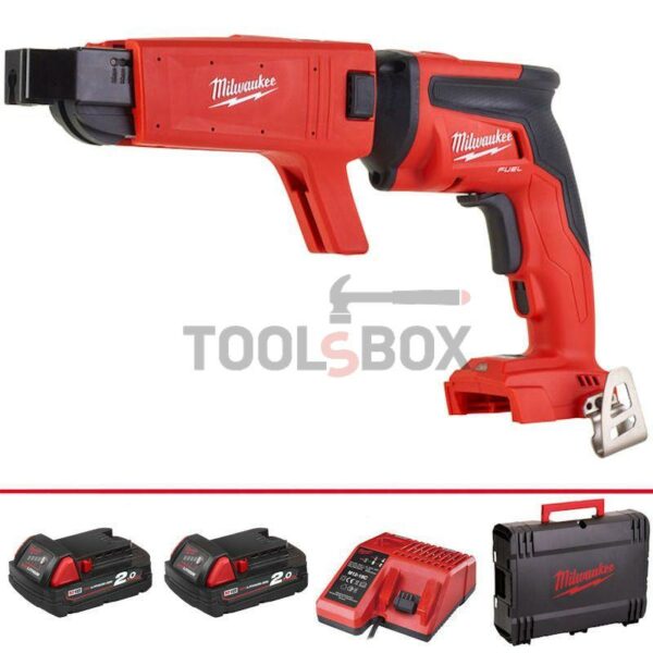 Винтоверт за гипсокартон Milwaukee M18 FSGC-202X, 18 V, безчтеков мотор