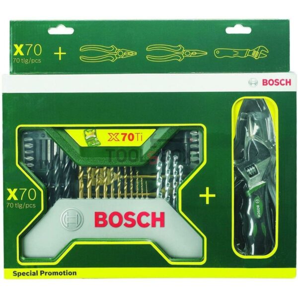 Комплект аксесоари Bosch 2607017197 X-line, 70 части