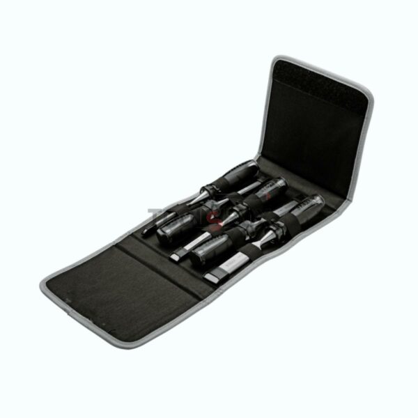 Комплект подсилени длета за дърво STROXX, 5 броя