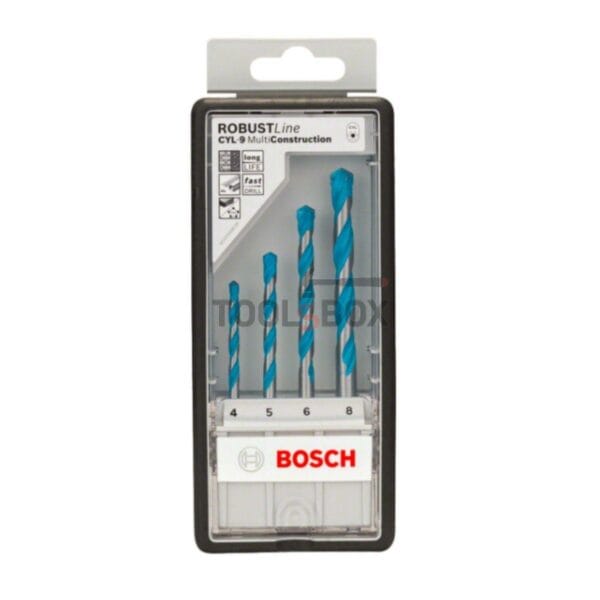 Комплект свредла BOSCH CYL-9 MultiConstruction 4-8мм, 4 части