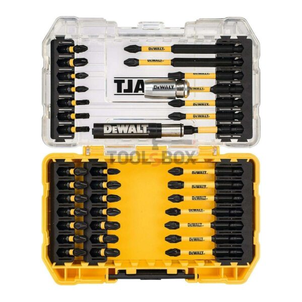Комплект ударни битове и накрайници Dewalt DT70731T, 37 части, FLEXTORQ