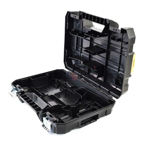 Пластмасов куфар за машини DeWALT N482081, за акумулаторни винтоверти, перфоратори, 350х130х440 мм
