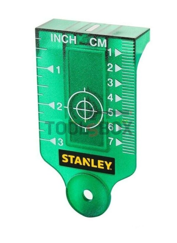 Мишена за лазерен нивелир зелена Stanley N437447