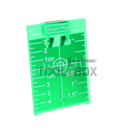 Магнитна лазерна карта / мишена за лазерен нивелир със зелен лъч Sola
