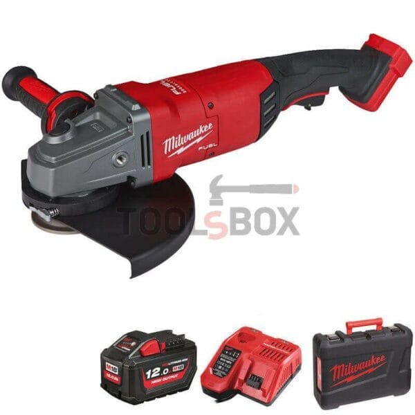 Акумулаторен безчетков ъглошлайф Milwaukee M18 FLAG230XPDB-121C