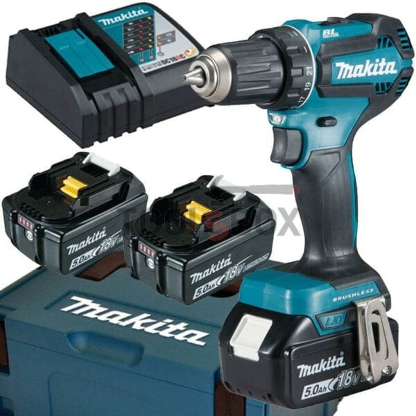 Безчетков Винтоверт - Бормашина Makita DDF485RTJ3, 18 V, 50 Nm - Image 4